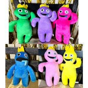 Rainbow Friends Plush Stuffed Animals - Roblox Theme Characters 11inch Each One